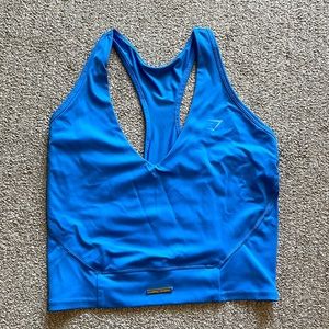 Gymshark Whitney Crop Tank - Optimist Blue